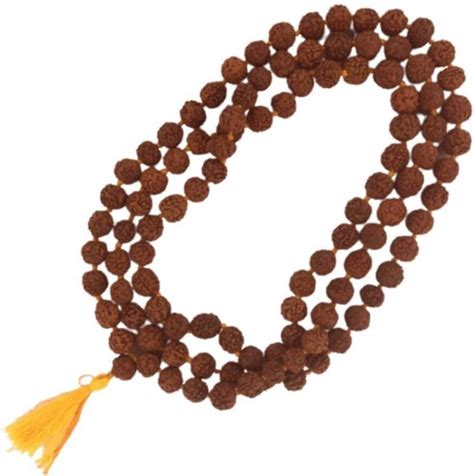 Mayapuri Rudraksha Japa Mala 108 Beads Original for Prayer Beads/Jaap ...