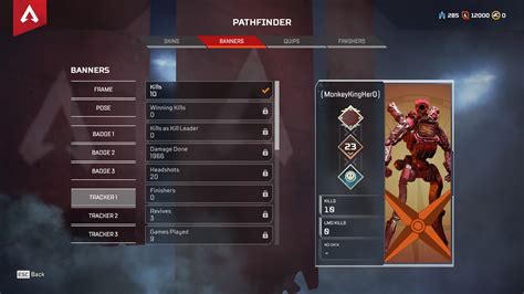 Apex legends stat tracker - ladertales