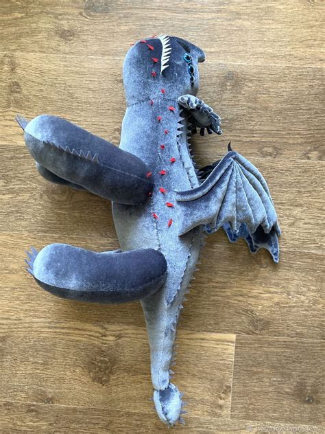Red Death Plush How to Train Your Dragon Dragon Plush - Etsy UK