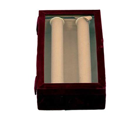 Kuber Industries Wooden 2 Rod Bangle Box KI0010003, (Maroon) : Amazon ...