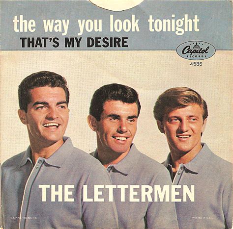 WHITE DOO-WOP COLLECTOR: THE LETTERMEN...Picture Sleeve