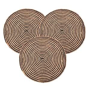 Buy Kuber Industries Pack of 3 Handwoven Jute Door Mats for Home ...