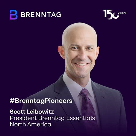 Scott D. Leibowitz on LinkedIn: #brenntagpioneer #proudmoment # ...