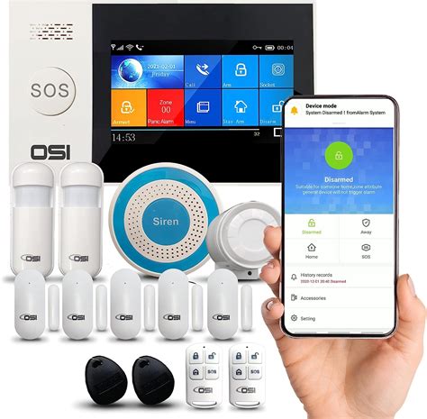 OSI Wireless WiFi Smart Home Security DIY Alarm SYSTEM-14 Piece - Smart ...