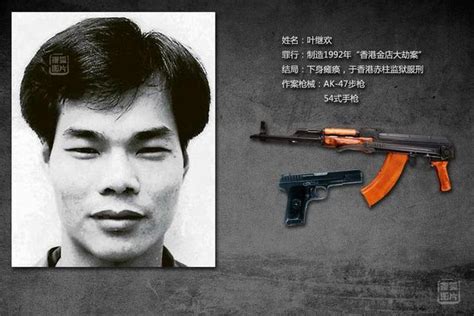 拿著AK47搶劫的香港賊王——葉繼歡 - 每日頭條