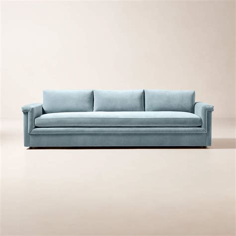CEVA LIGHT BLUE PERFORMANCE VELVET SOFA - Alisarch