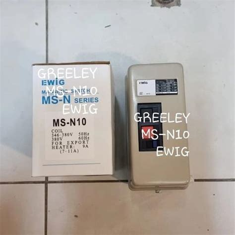 Jual MOTOR STARTER MSN-10 EWIG (3PHASE) DOL STARTER METAL BOX - Jakarta ...