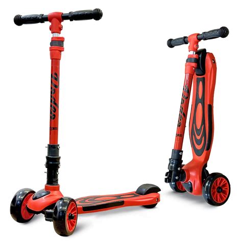 Toyshine Rodeo Kids Kick Scooter for 4-10 Year Kids, with 3 Wheel, 4 ...