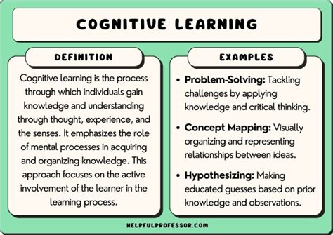 Image result for Different Types of Cognitive Learning