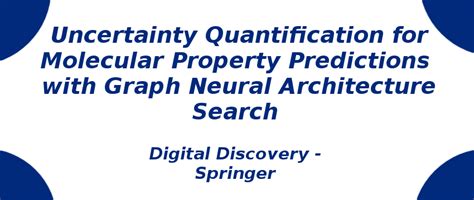 Uncertainty quantification for molecular property prediction | S-Logix