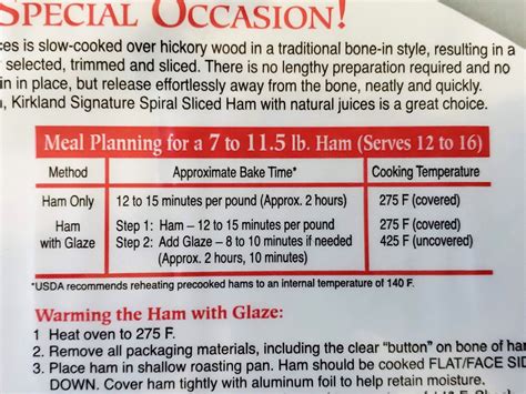 Harris Teeter Spiral Sliced Ham Cooking Instructions at Joel Lennon blog