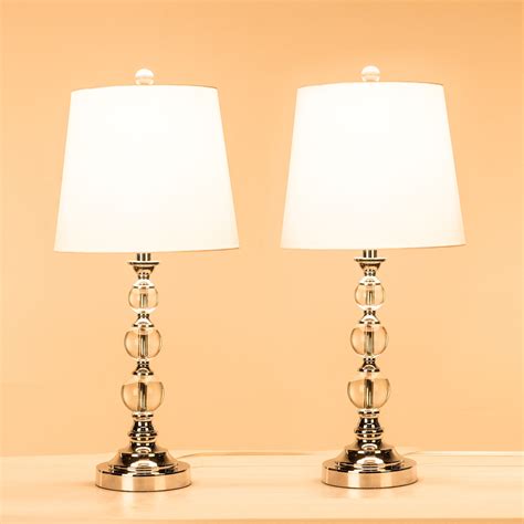 Stacked Crystal Ball Contemporary Table Lamps, Set India | Ubuy