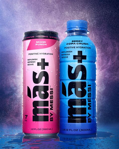 Lionel Messi Unveils His Next-Generation Hydration Drink - Más by Messi ...