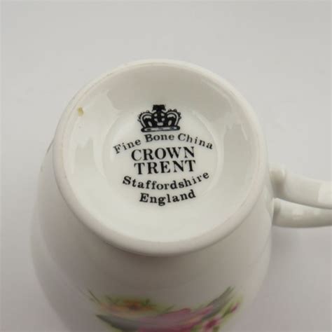 Crown Trent Red Roses Tea Cup & Saucer Fine Bone | Ubuy India