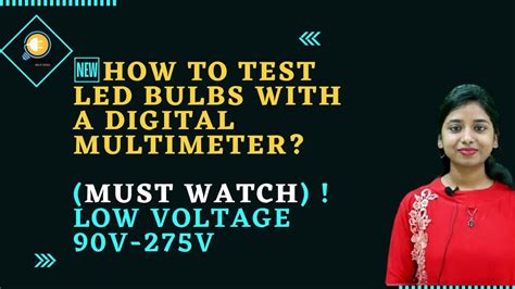 How to Check LED Light Bulb with Multimeter 的图像结果
