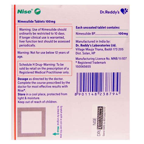 Nise 100 Tablet | Uses, Side Effects, Price | Apollo Pharmacy