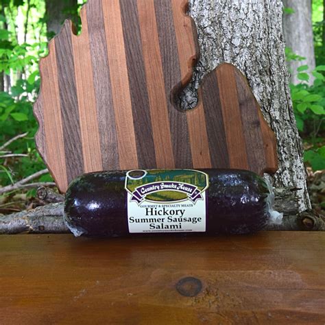 Hickory Summer Sausage Salami Chub | Country Smoke House