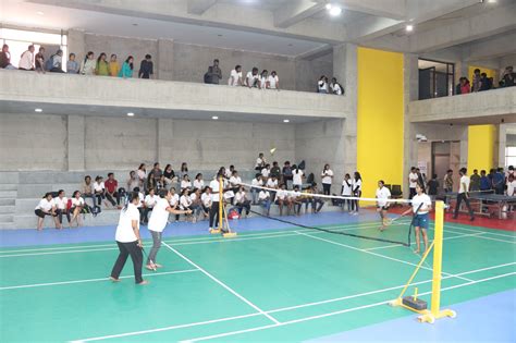 Dr. J. M. Vyas inaugurated the "Sports Arena" at NFSU | NFSU