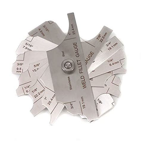 Tektall Stainless steel fillet weld set gage Rl | Ubuy India