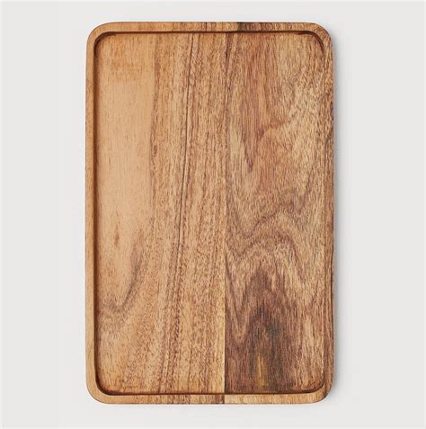 Solid Wooden Tray Set for Serving - Kitchen Organizer Trays for Serving ...