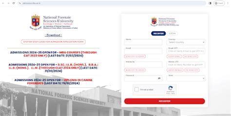NFSU Admission 2024 (Open): Dates, Eligibility, Application Form ...