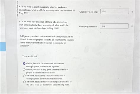 Solved b. ﻿If we were to count marginally attached workers | Chegg.com