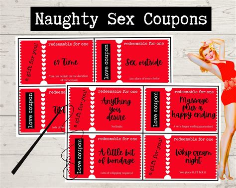 Buy Naughty Sex Coupons Sexy Coupons Naughty Coupon Book Naughty ...