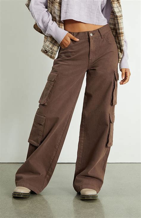 Pacsun Eco Brown Baggy Cargo Pants | PacSun