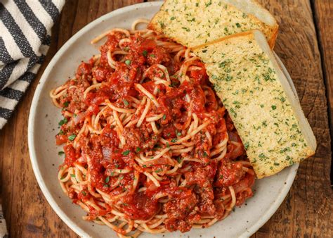 Spaghetti With Hamburger Meat Mushroom Spaghetti Sauce With Ground