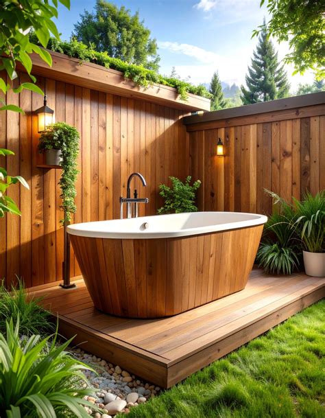 25 Outdoor Bathtub Ideas for a Luxurious Backyard Retreat - Our ...
