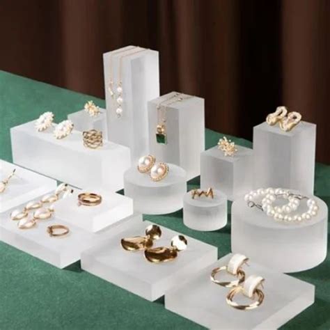 Acrylic Jewellery Display - JEWELLERY DISPLAY RISERS Manufacturer from ...