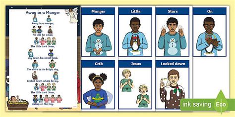 Sign Language for ‘Away in a Manger’ | Inclusion | Twinkl