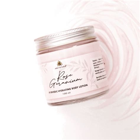ROSE GERANIUM HYDRATING BODY LOTION – Arotatvika