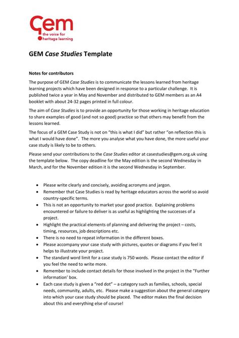 Example of Case Study Template 的图像结果