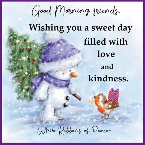 Good Morning Christmas Winter Scenes