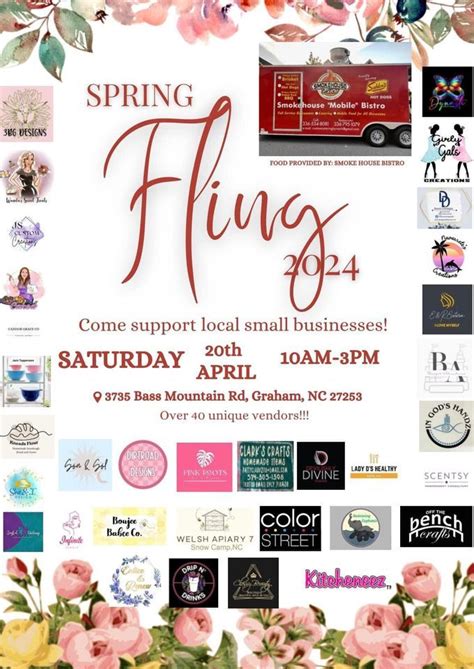 Spring Fling 2024, Mt Herman Community Center., Swepsonville, 20 April ...