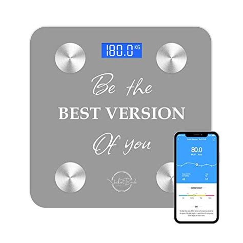 Buy Smart Digital Scale for Weight and Body - Motivational Bluetooth ...