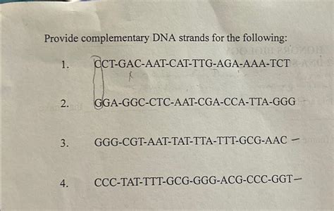 Image result for How to Make DNA Complementary Strands