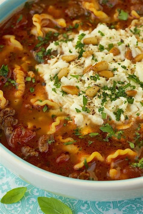 Lasagna Soup
