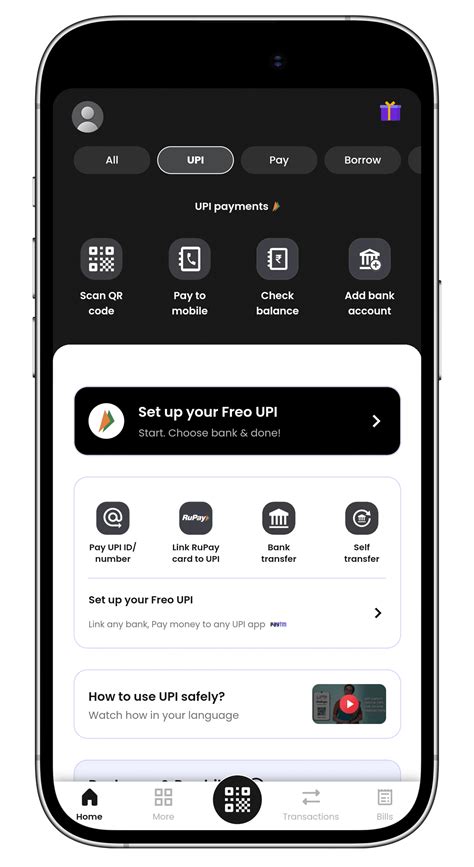 Freo: UPI , Insure, Invest, Borrow in One App