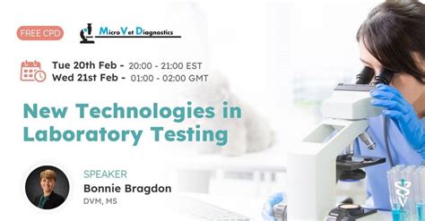 Free Vet CPD: New Technologies in Laboratory Testing, Online event ...