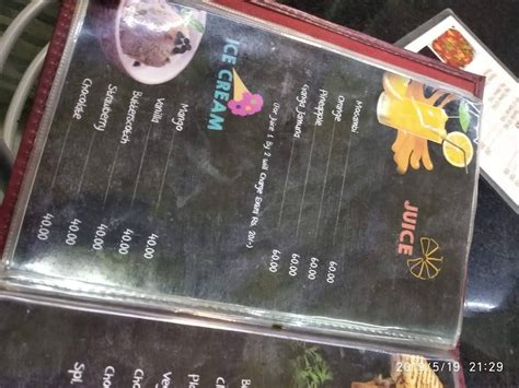 Menu at MH12 Pav Bhaji Kothrud, Pune