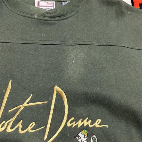 Vintage Notre Dame Sweatshirt Size large Has some... - Depop
