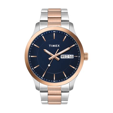 TIMEX Men Blue Round Dial Analog Watch - TWEG20802 – The Watch Factory