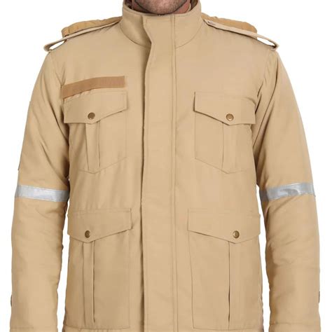 KHAKI POLICE JACKET - FULL SLEEVES-WITHOUT REFLECTIVE TAPE – Blue Army