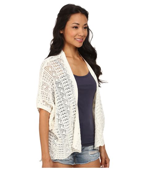 Women's White Cotton Cardigan Sweater at Mario Anderson blog