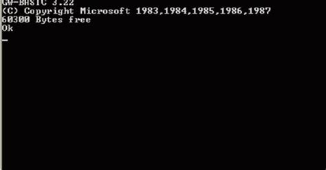 GW Basic Program 的图像结果