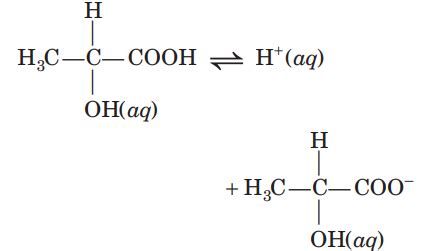 The degree of ionization of 0.10 M lactic acid is 4.0 % The value of Kc is