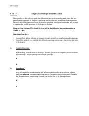 Image result for Single Slit Diffraction Lab Report