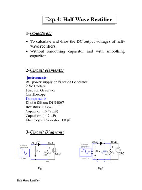 Image result for Half-Wave Rectifier Introduction Page